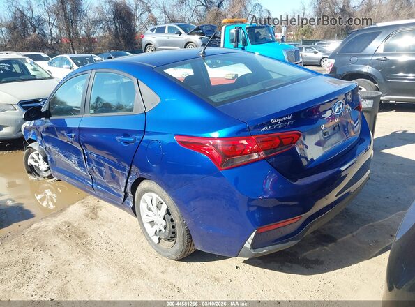 3KPC24A67ME137273 2021 HYUNDAI ACCENT Blue Tył lewy