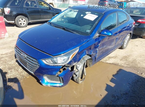 3KPC24A67ME137273 2021 HYUNDAI ACCENT Blue Przód lewy
