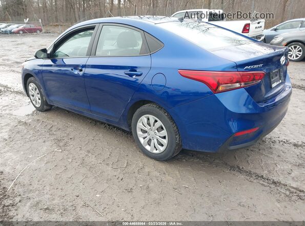 3KPC24A67ME148838 2021 HYUNDAI ACCENT Blue Trasero izquierdo