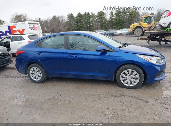 3KPC24A67ME148838 2021 HYUNDAI ACCENT Blue Vista interior trasera