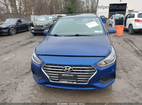 3KPC24A67ME148838 2021 HYUNDAI ACCENT Blue Vista del cuadro de instrumentos