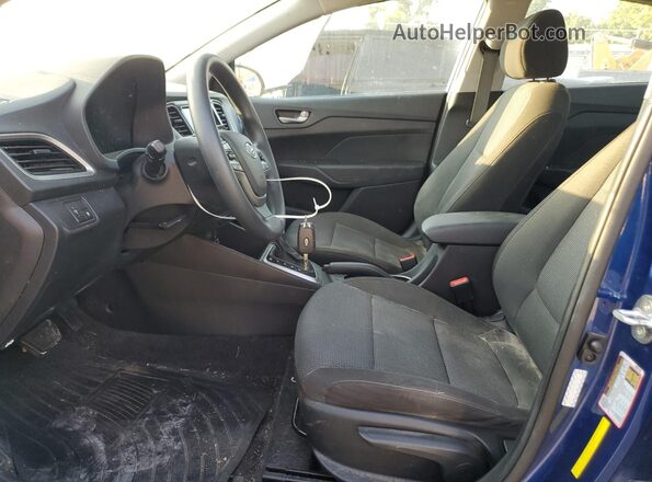 3KPC24A68ME142787 2021 HYUNDAI ACCENT Blue წინა სალონის ხედი