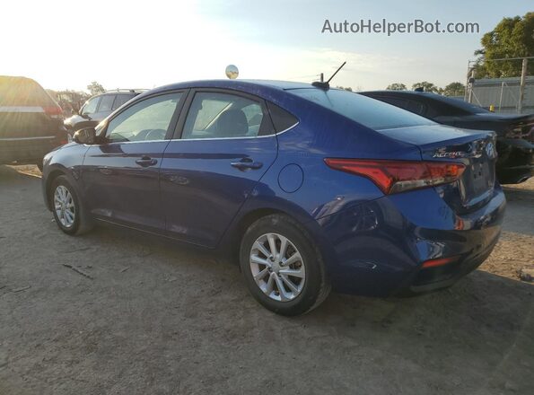 3KPC24A68ME142787 2021 HYUNDAI ACCENT Blue უკანა მარცხენა
