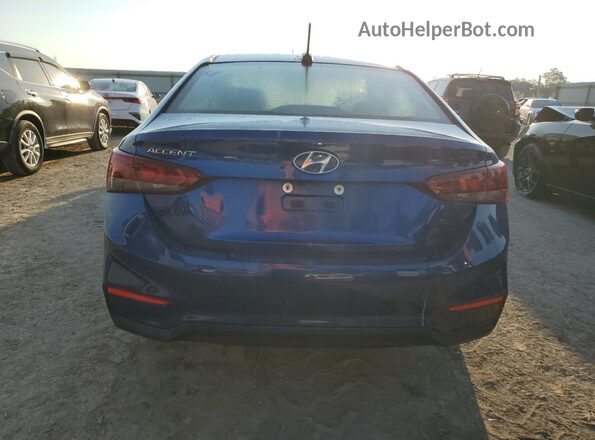 3KPC24A68ME142787 2021 HYUNDAI ACCENT Blue უკანა ხედი