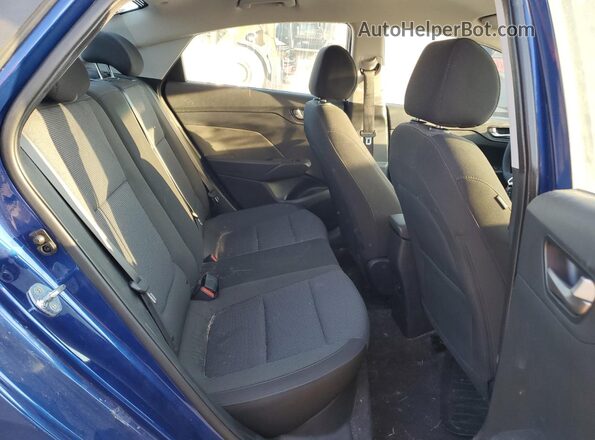 3KPC24A68ME142787 2021 HYUNDAI ACCENT Blue უკანა სავარძლების ხედი