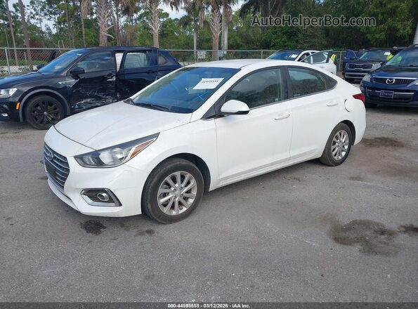 3KPC24A68ME148539 2021 HYUNDAI ACCENT Белый Передняя левая четверть