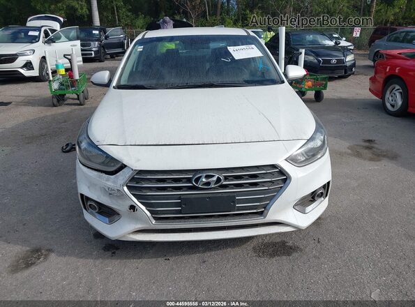 3KPC24A68ME148539 2021 HYUNDAI ACCENT Белый Вид спереди