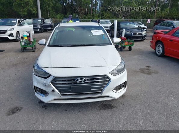 3KPC24A68ME148539 2021 HYUNDAI ACCENT Белый Вид задней части салона
