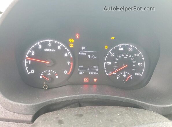 3KPC24A69LE112809 2020 HYUNDAI ACCENT Gray Instrument cluster view