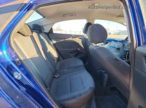3KPC24A69ME147531 2021 HYUNDAI ACCENT Blue უკანა სავარძლების ხედი