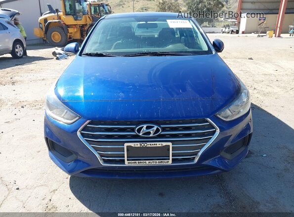 3KPC24A69ME149196 2021 HYUNDAI ACCENT Blue ხელსაწყოთა პანელის ხედი