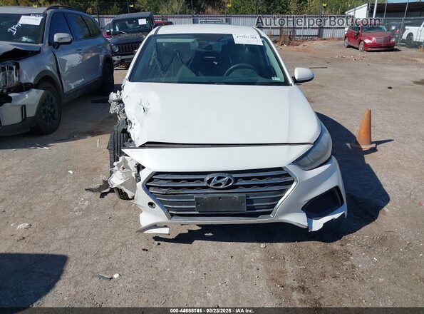 3KPC24A6XLE113967 2020 HYUNDAI ACCENT White Widok zestawu wskaźników