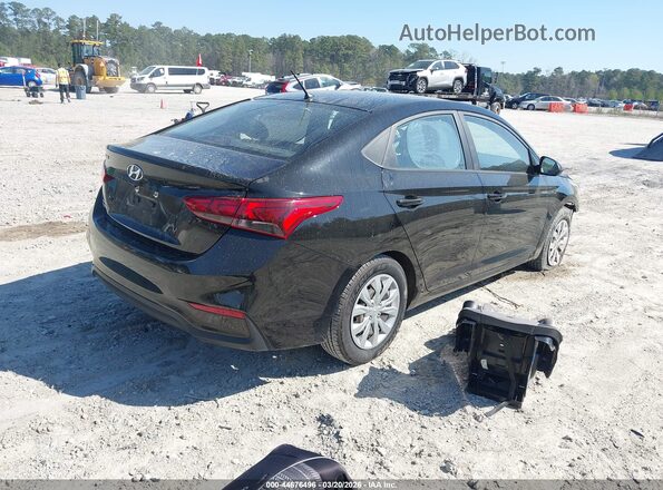 3KPC24A6XLE122331 2020 HYUNDAI ACCENT Черный Задняя правая четверть