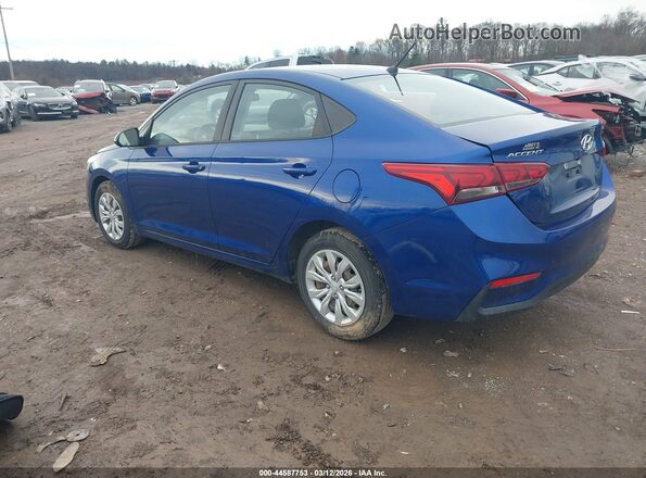 3KPC24A6XME129670 2021 HYUNDAI ACCENT Dark Blue Rear left