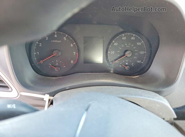 3KPC24A6XME140748 2021 HYUNDAI ACCENT Silver Vista del cuadro de instrumentos