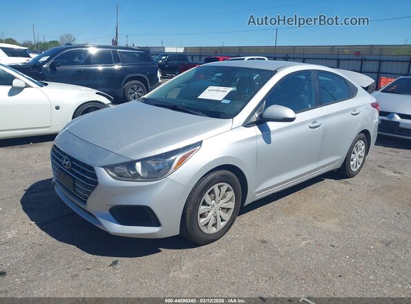 3KPC24A6XME147232 2021 HYUNDAI ACCENT Silver წინა მარცხენა ხედი სამი მეოთხედიდან