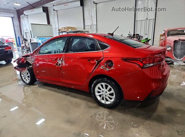 3KPC24A6XME150194 2021 HYUNDAI ACCENT Maroon უკანა მარცხენა