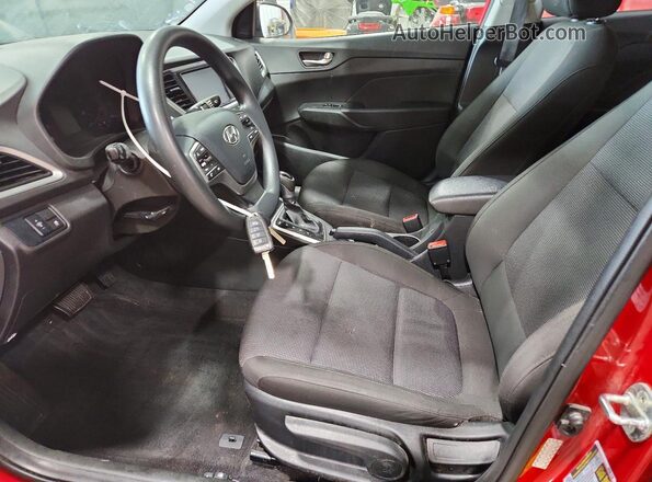 3KPC24A6XME150194 2021 HYUNDAI ACCENT Maroon წინა სალონის ხედი