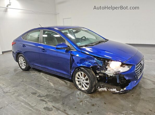 3KPC24A6XME152155 2021 HYUNDAI ACCENT Blue წინა მარჯვენა
