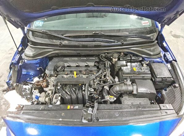 3KPC24A6XME152155 2021 HYUNDAI ACCENT Blue უკანა სალონის ხედი