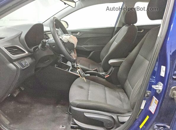 3KPC24A6XME152155 2021 HYUNDAI ACCENT Blue წინა სალონის ხედი
