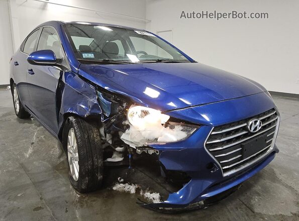 3KPC24A6XME152155 2021 HYUNDAI ACCENT Blue სალონის 360-გრადუსიანი ხედი