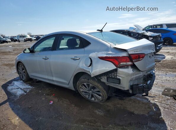 3KPC34A60ME128296 2021 HYUNDAI ACCENT Silver Trasero izquierdo