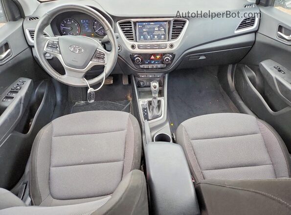 3KPC34A68NE177750 2022 HYUNDAI ACCENT Silver წინა პანელის ხედი