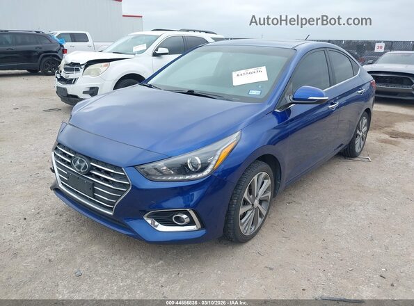 3KPC34A6XME144960 2021 HYUNDAI ACCENT Blue Przód lewy