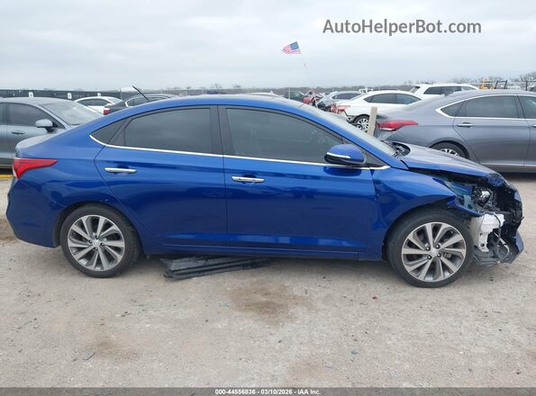 3KPC34A6XME144960 2021 HYUNDAI ACCENT Blue Widok zestawu wskaźników
