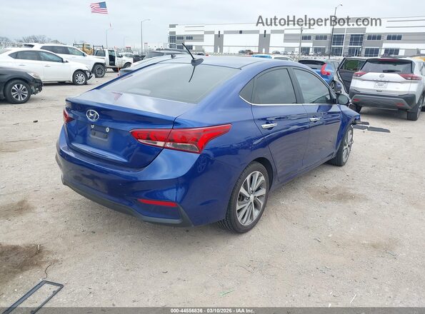 3KPC34A6XME144960 2021 HYUNDAI ACCENT Blue Tył prawy
