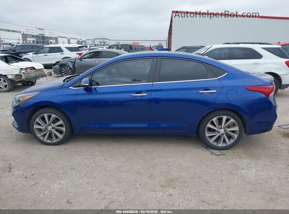 3KPC34A6XME144960 2021 HYUNDAI ACCENT Blue Widok wnętrza z tyłu