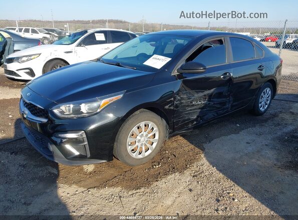 3KPF24AD0KE048153 2019 KIA FORTE Черный Передняя левая четверть