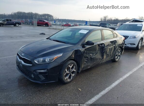 3KPF24AD0KE104866 2019 KIA FORTE Черный Передняя левая четверть