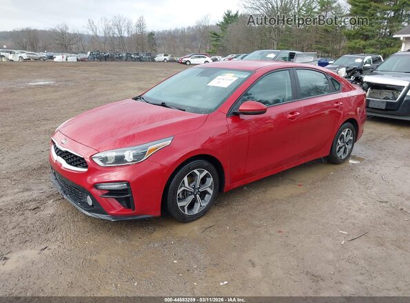 3KPF24AD0ME267164 2021 KIA FORTE Red Przód lewy