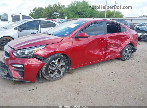 3KPF24AD2ME340082 2021 KIA FORTE Red Передня ліва чверть