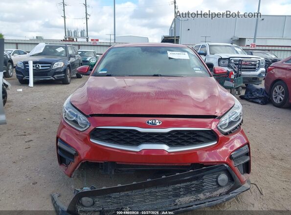 3KPF24AD2ME340082 2021 KIA FORTE Red Вид щитка приладів