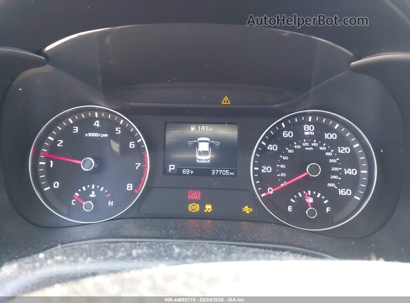 3KPF24AD3LE213288 2020 KIA FORTE Gray უკანა სავარძლების ხედი
