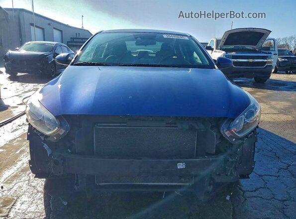 3KPF24AD4ME405790 2021 KIA FORTE Blue Front view