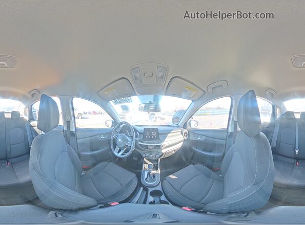 3KPF24AD4ME405790 2021 KIA FORTE Blue VIN sticker view