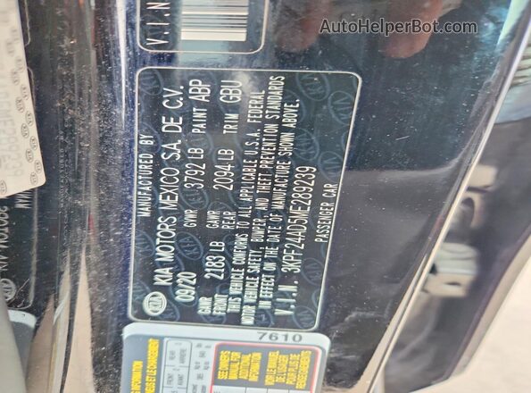 3KPF24AD5ME289239 2021 KIA FORTE Gray Engine compartment view