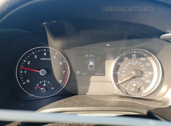 3KPF24AD6ME292165 2021 KIA FORTE White Instrument cluster view