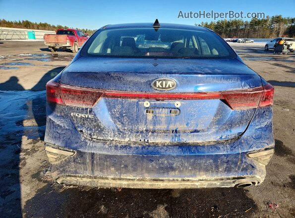 3KPF24AD6ME388300 2021 KIA FORTE Blue Rear view