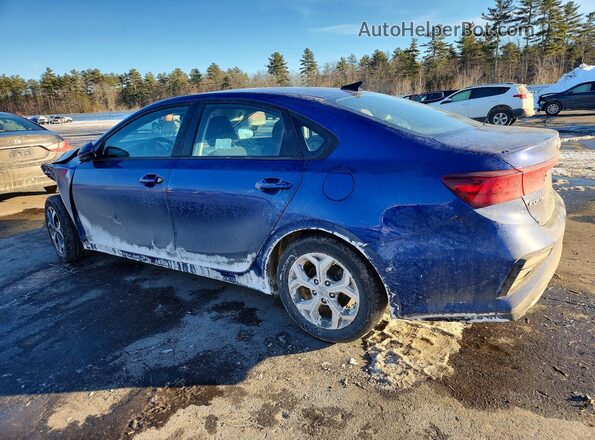 3KPF24AD6ME388300 2021 KIA FORTE Blue Rear left