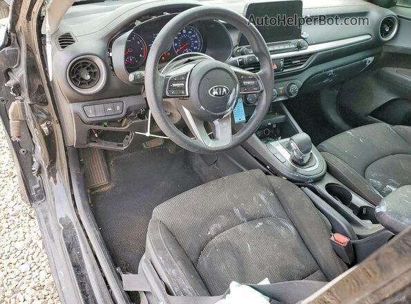 3KPF24AD6ME402809 2021 KIA FORTE Black Widok deski rozdzielczej
