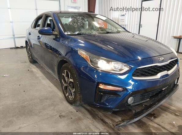 3KPF24AD7LE167691 2020 KIA FORTE Blue წინა ხედი