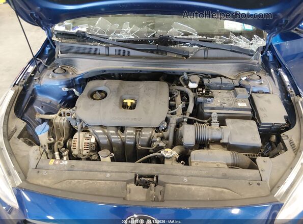 3KPF24AD7LE167691 2020 KIA FORTE Blue უკანა ხედი