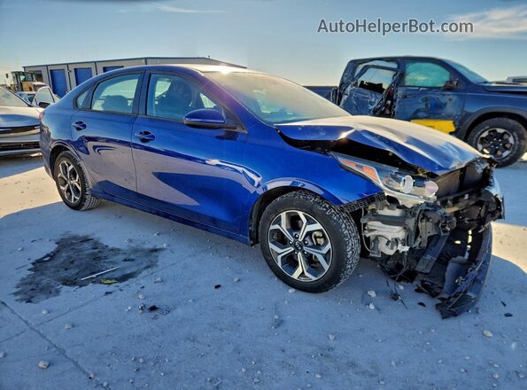 3KPF24AD7ME309538 2021 KIA FORTE Blue Przód prawy