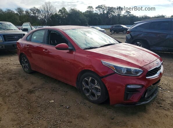 3KPF24AD7ME358867 2021 KIA FORTE Red წინა მარჯვენა