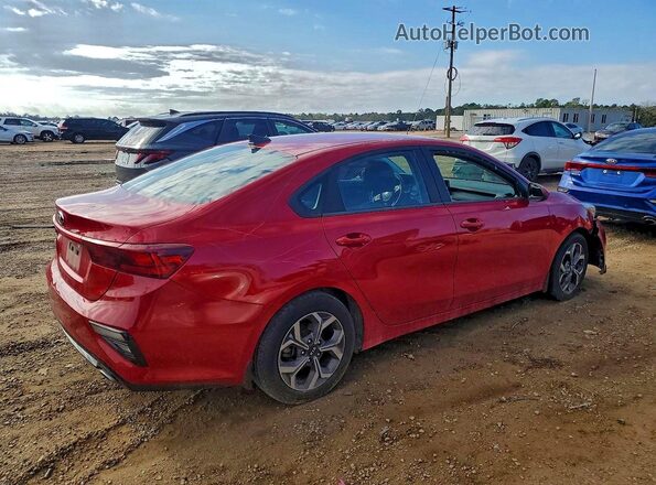 3KPF24AD7ME358867 2021 KIA FORTE Red უკანა მარჯვენა
